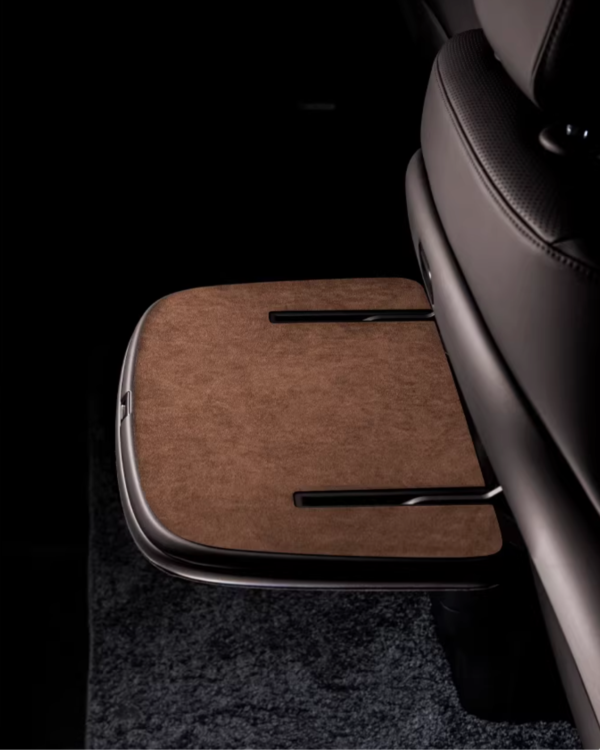Alcantara® Rear Seat Tray Table Wrap for Li Auto MEGA