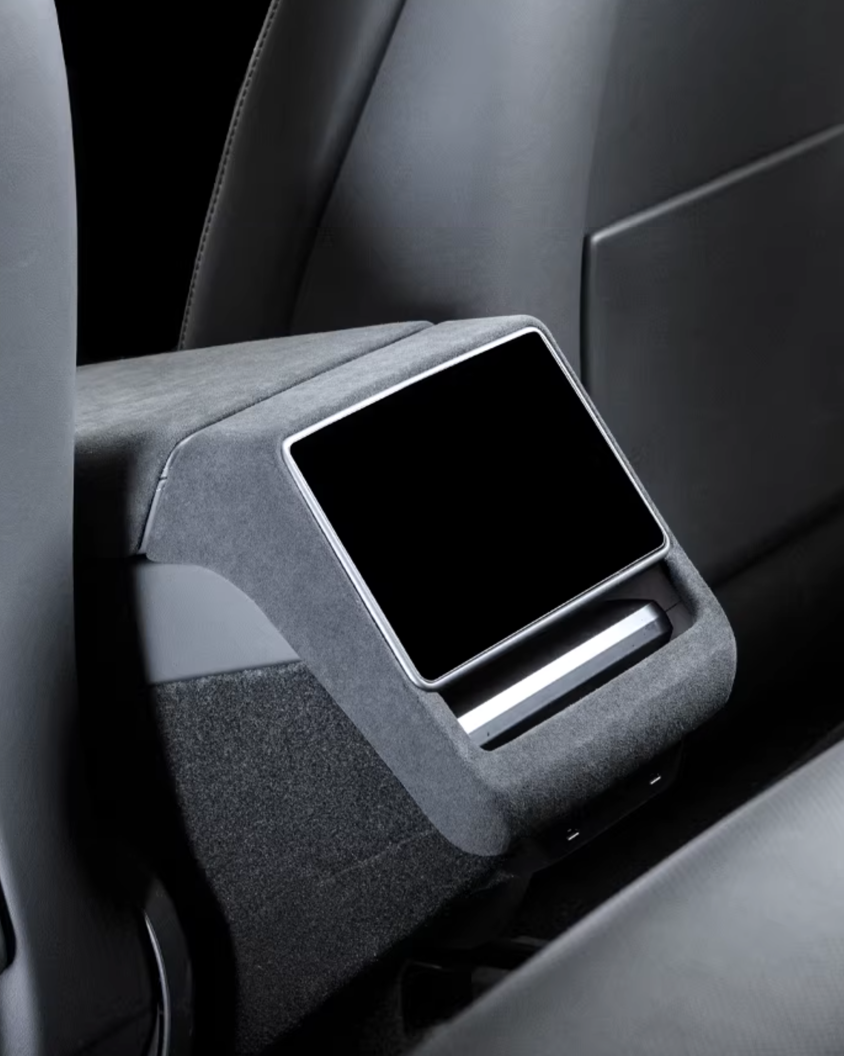Alcantara® Rear Console Vent Frame for Tesla Model Y / 3