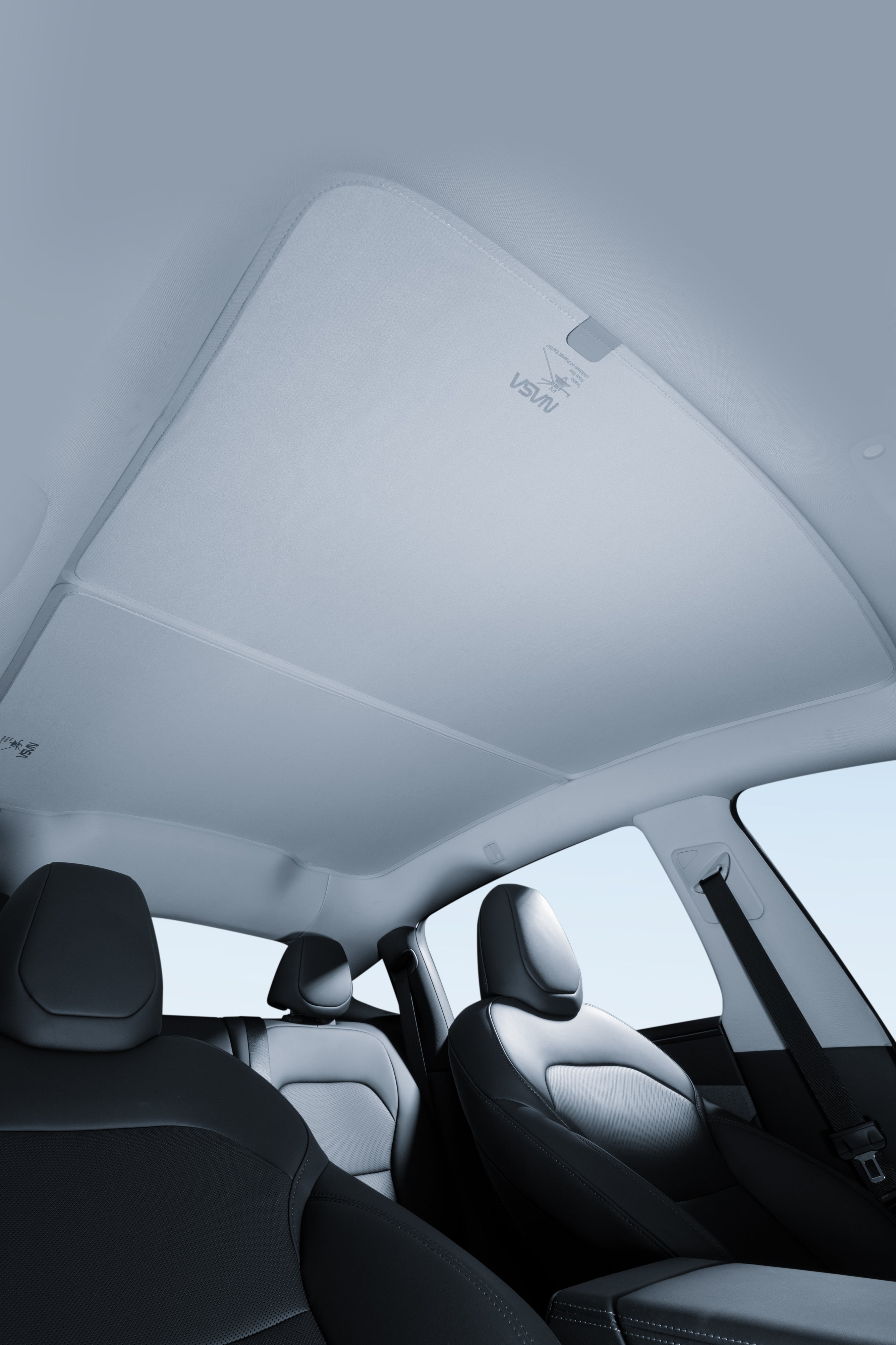 Haloblk Roof Sunshade for Tesla Model 3 / Y / YL (Magnetic Clip-On Des