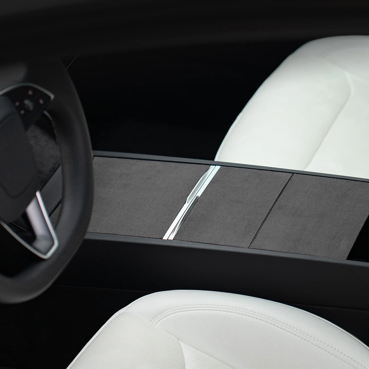 Suede Center Console Cover for Model 3 Highland  / Y Juniper