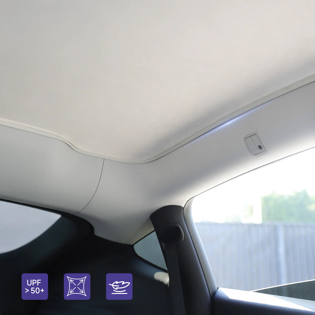 Ice Velvet Static Glassroof Sunshade for Model Y Juniper