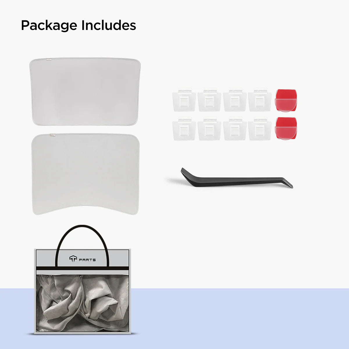 Glacier Glassroof Sunshade for Model 3 Highland