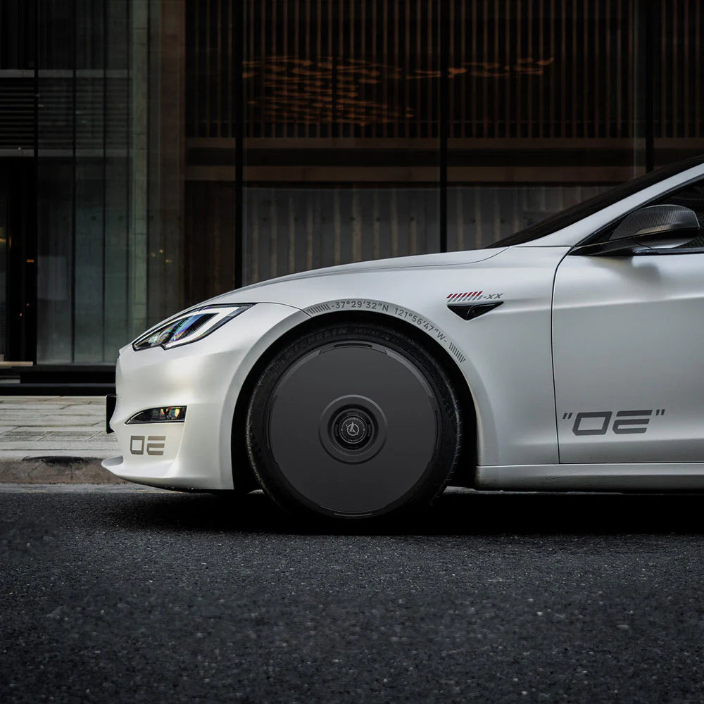 HALODISC 2 - RTP Black | Wheel Covers for Tesla