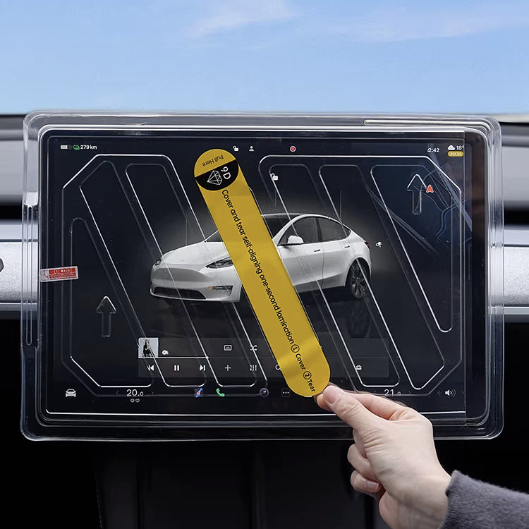 "One-Pull" Dust-Free Screen Protector Kit for Tesla Model Y / 3