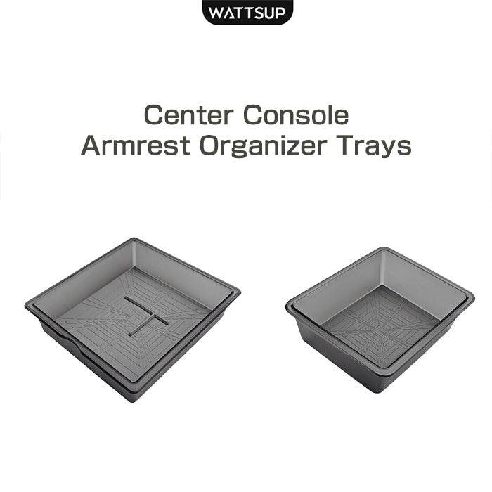 Center Console & Armrest Organizer Trays for Tesla Model Y / 3