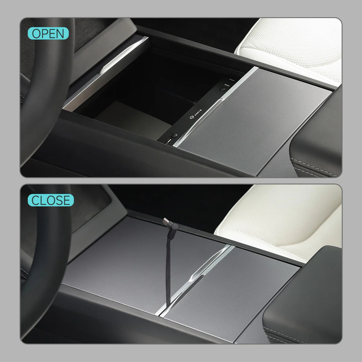 Muti-Ports Center Console USB Charging Hub for Tesla Model 3 /Model Y