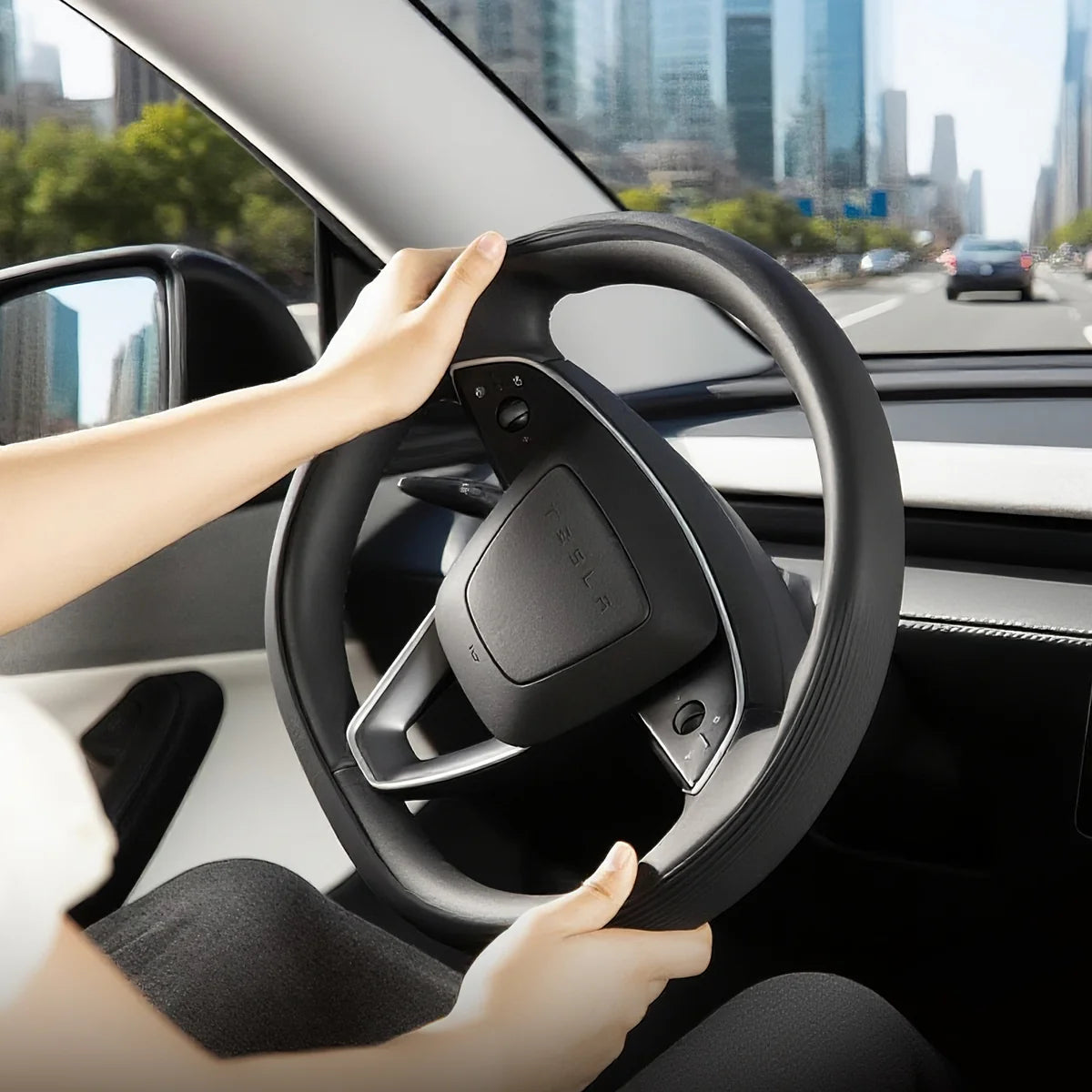 Silicone Steering Wheel Cover for Model 3 Highland / Model Y Juniper