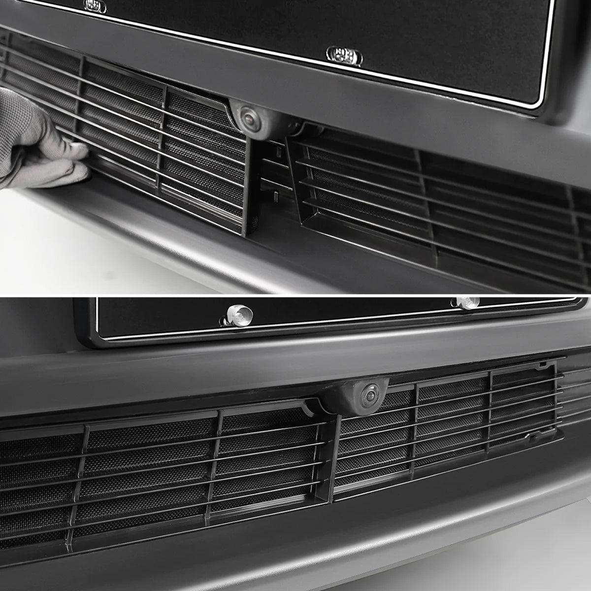 Front Grille Mesh Radiator Cover for Model Y  (Dual Section)