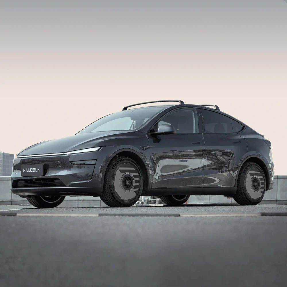 HALODISC 2 - INDUSTRY Black | Wheel Covers for Tesla
