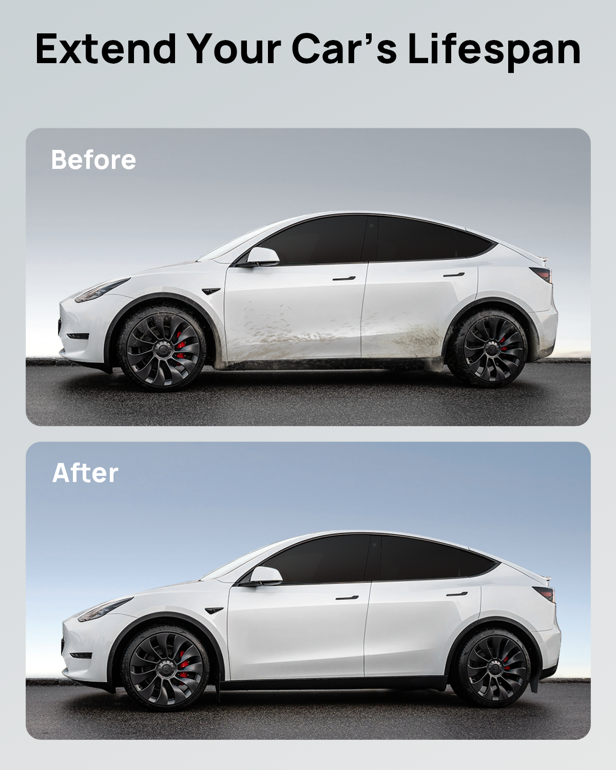Haloblk Mud Flaps For Tesla Model Y