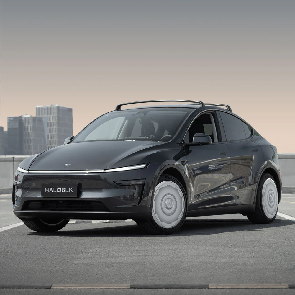 HALODISC 2 - GEAR White | Wheel Covers for Tesla