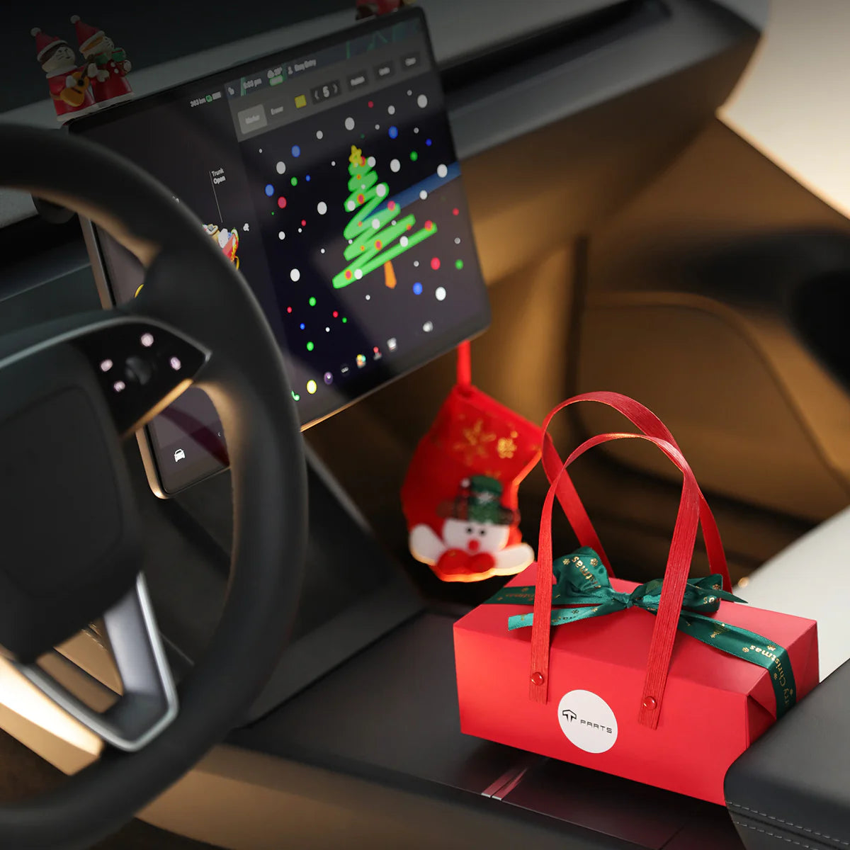 Christmas Decor Kit For Tesla