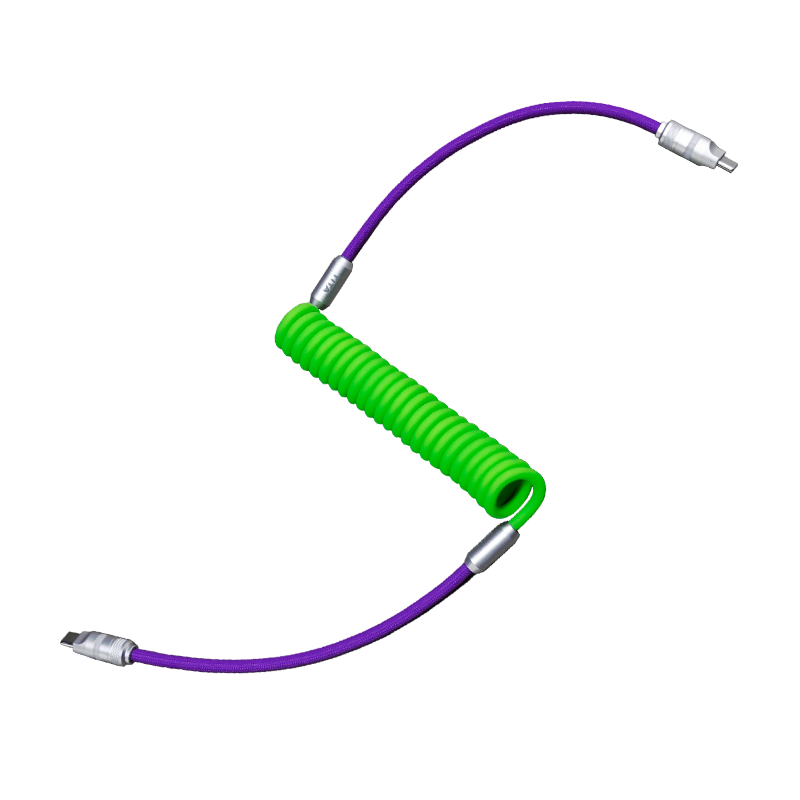 TITA  Coiled Dual Type-C Fast Charging Cable