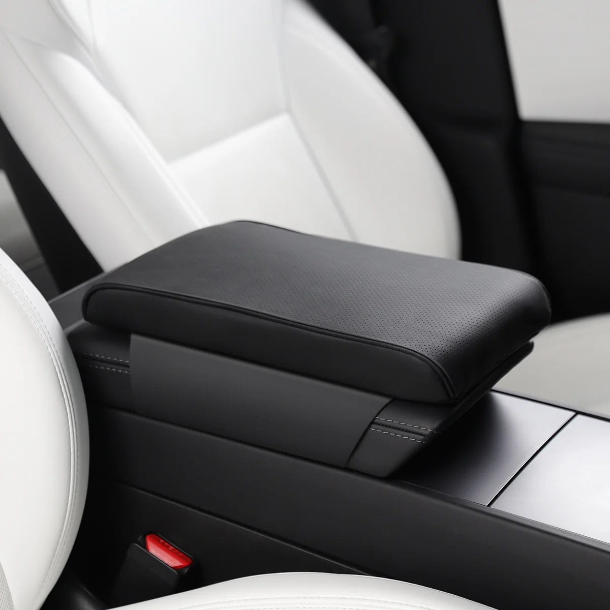 TPARTS Leather Armrest Support Cushion for Tesla