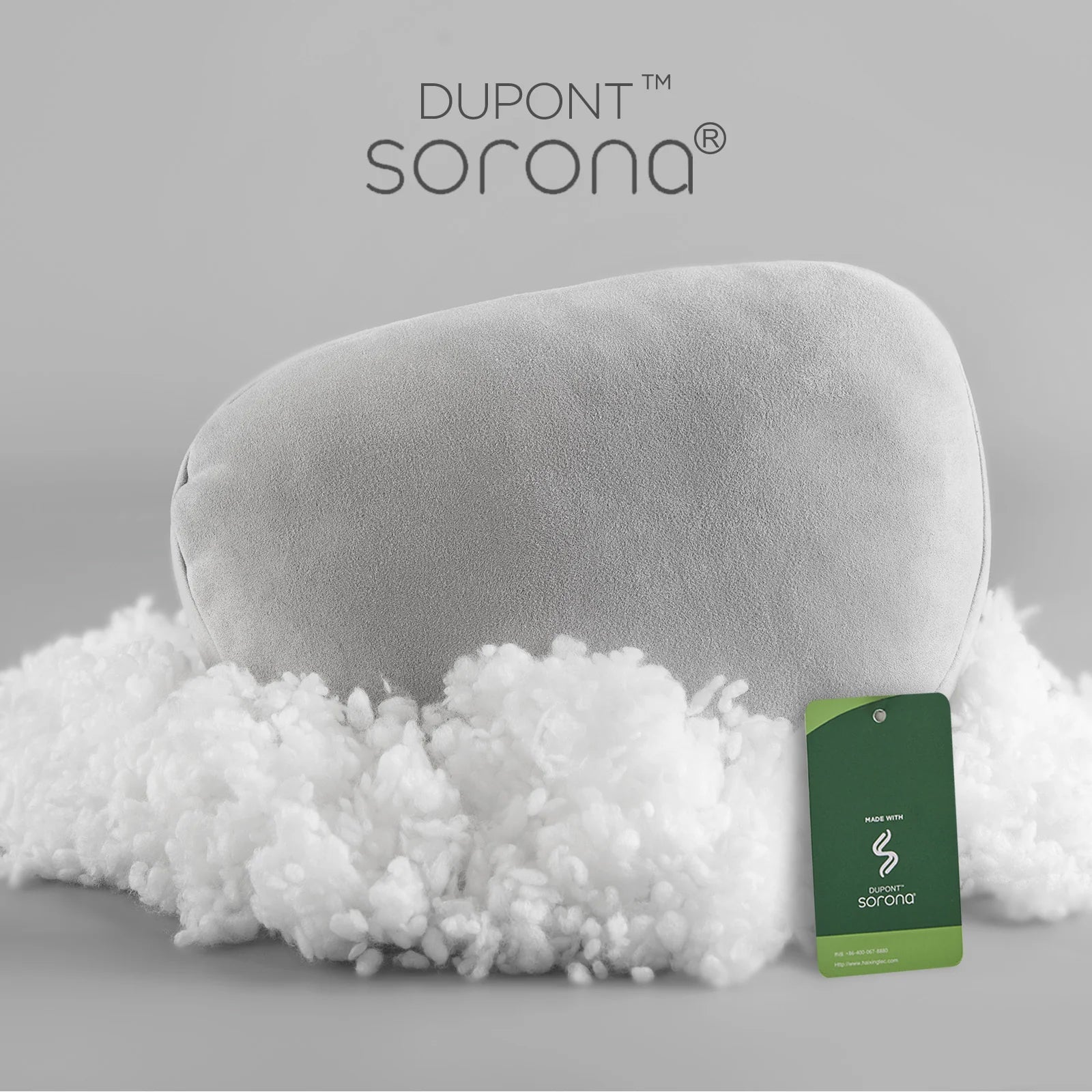 EVOLT Signature Edition | Soft Faux Suede Headrest Neck Pillow for Tesla | DuPont™ Sorona® Bio Fiber Fill