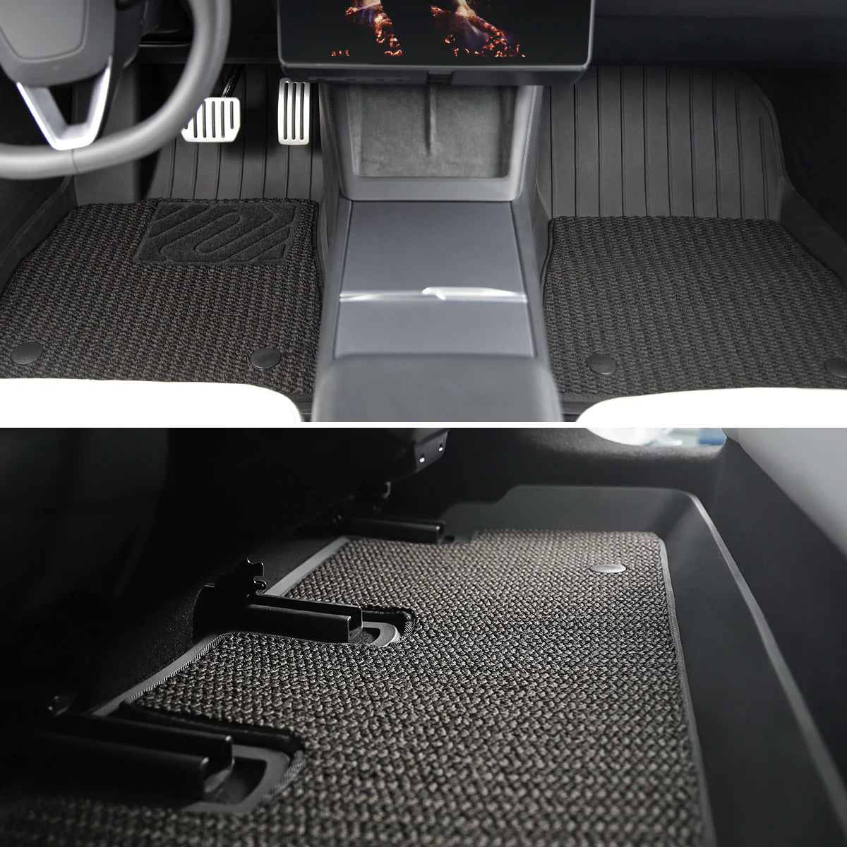 Dual-Layer Eco-Friendly All-Weather Mat for Model 3 Highland