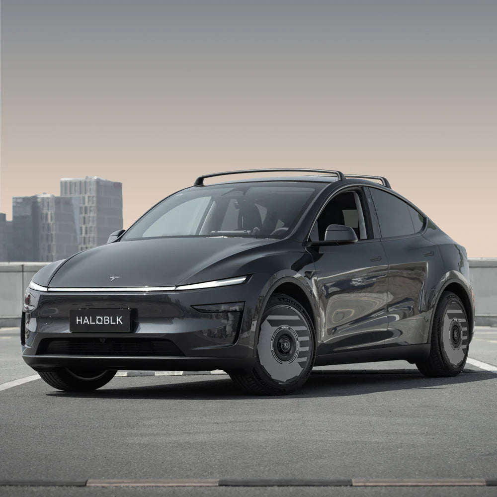 HALODISC 2 - INDUSTRY Black | Wheel Covers for Tesla