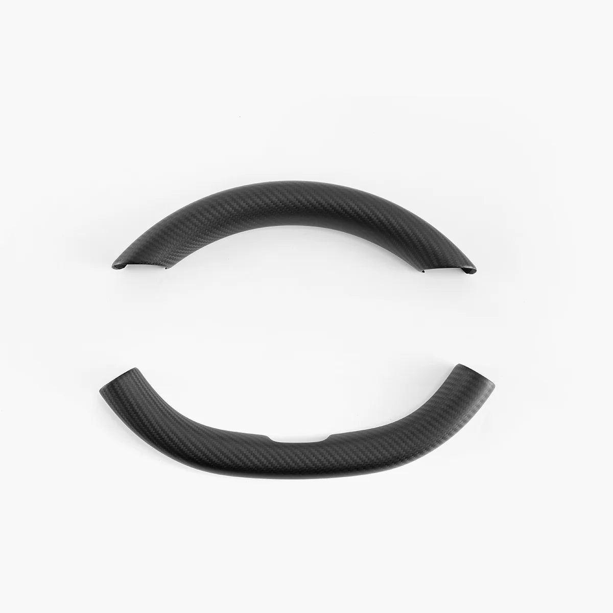 Carbon Fiber Steering Wheel Cover (Set of Two) for Model Y / 3