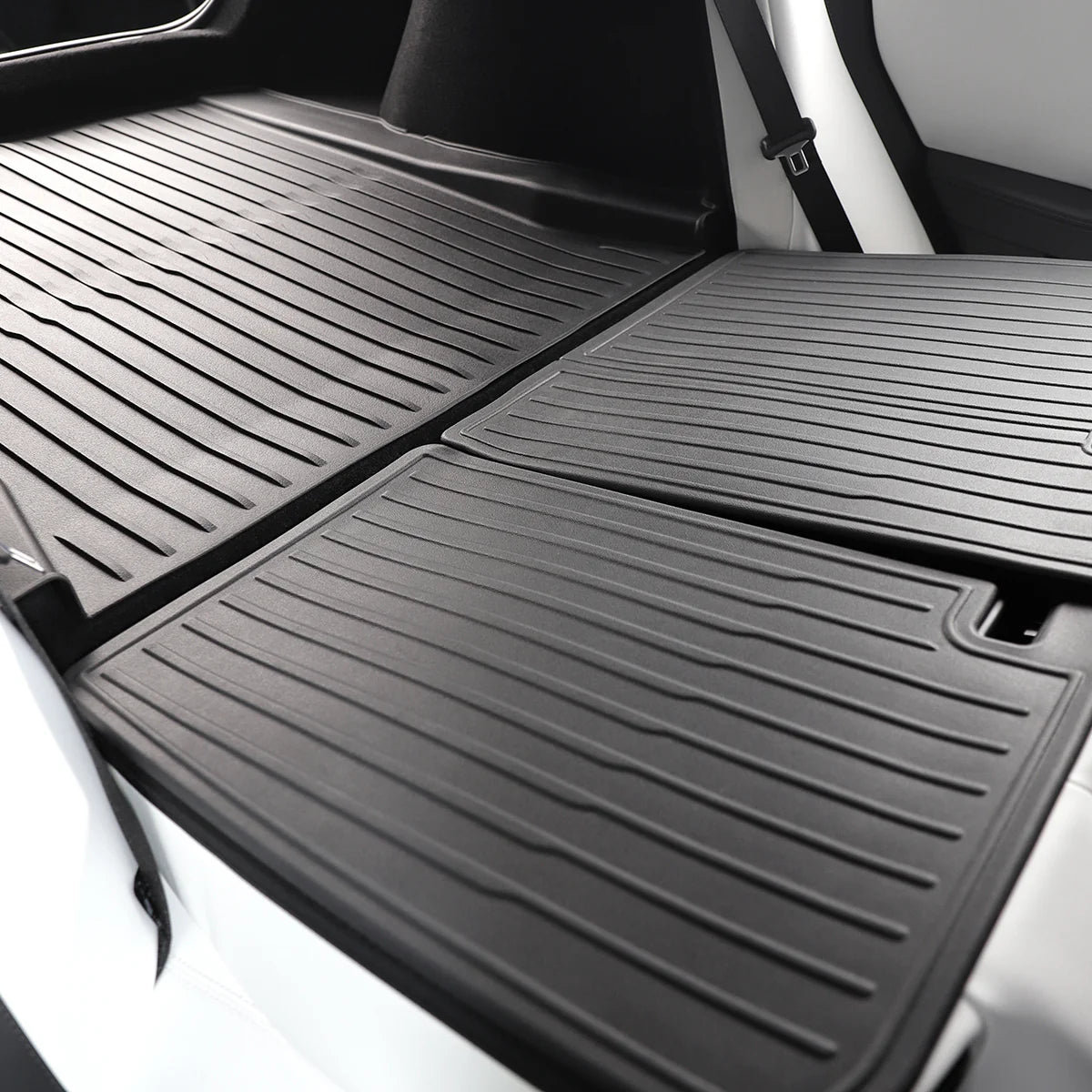 All-Weather Cargo Liners Set with Seats Back Protector Mats for Model 3 Highland