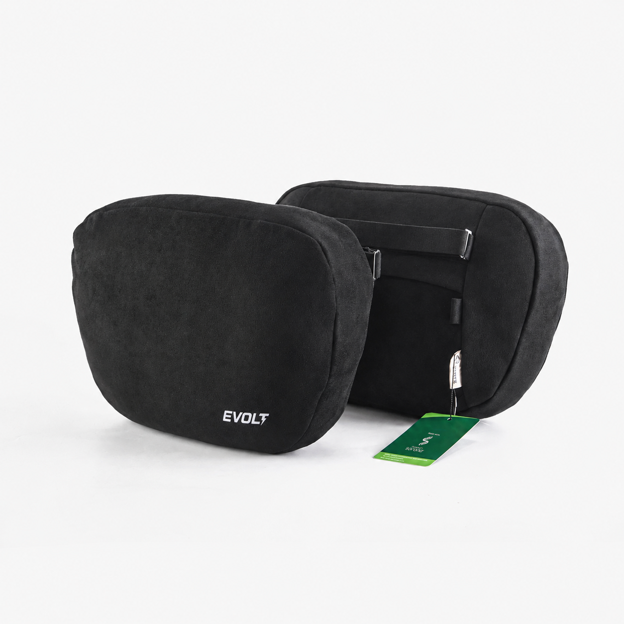 EVOLT Signature Edition | Soft Faux Suede Headrest Neck Pillow for Tesla | DuPont™ Sorona® Bio Fiber Fill