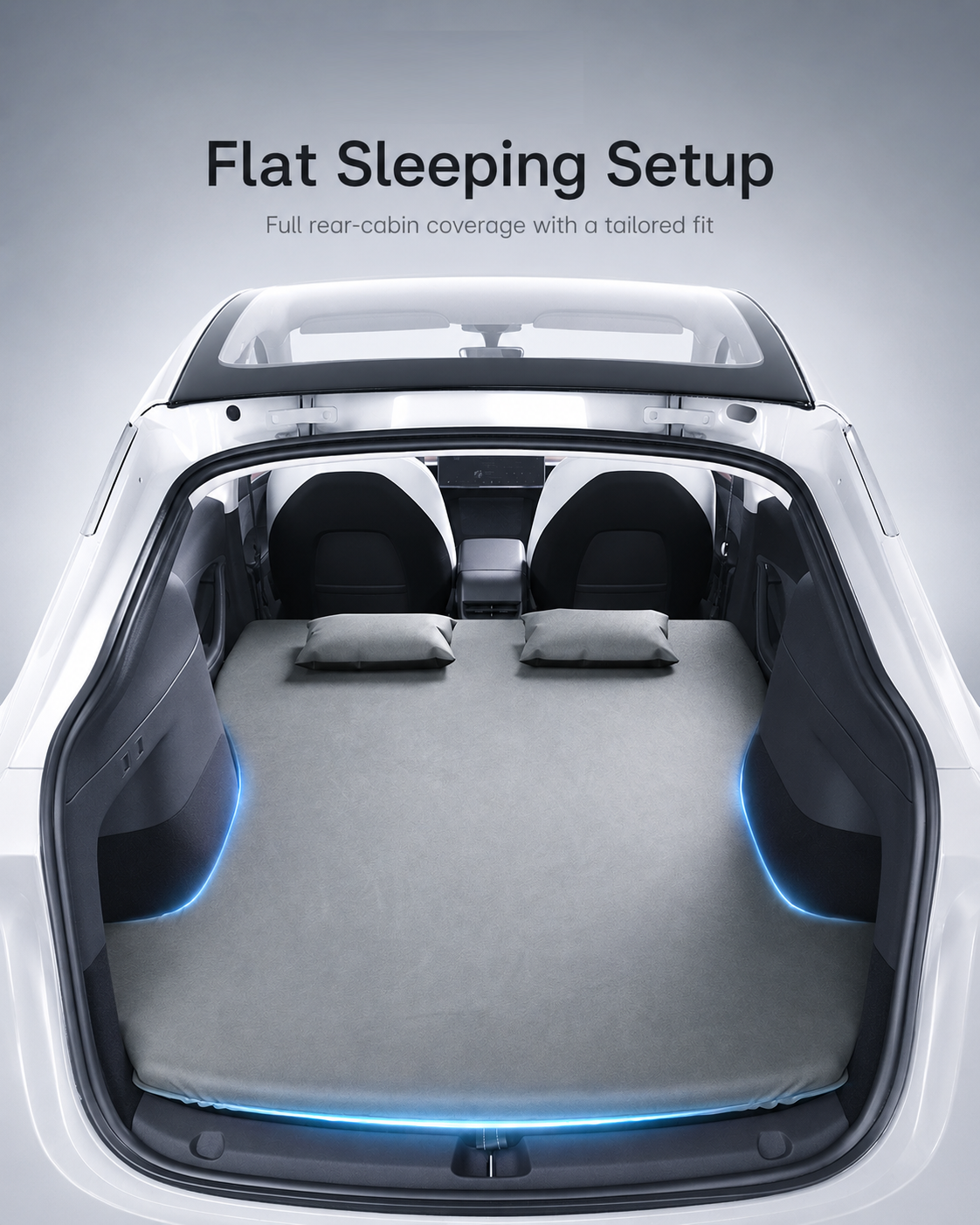 Sleep Pad for Tesla Model Y | Flatter Sleeping Setup
