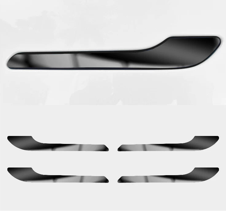 Ultra-Thin Metallic Door Handle Protective Trim for Tesla Model 3 / Y / YL