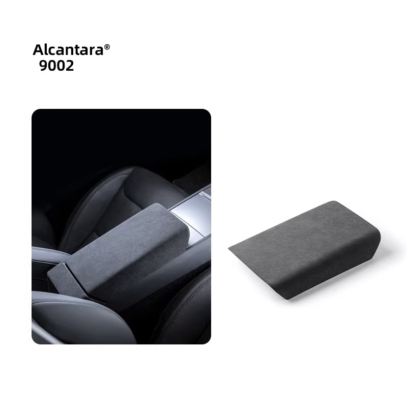 Alcantara® Center Console Armrest Cover for Tesla Model Y/ 3