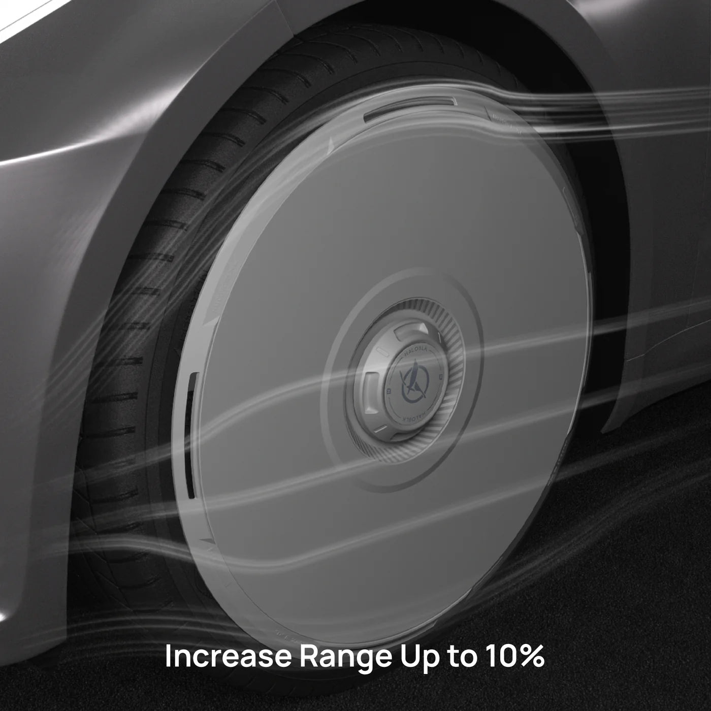 HALODISC 2 - RTP White | Wheel Covers for Tesla