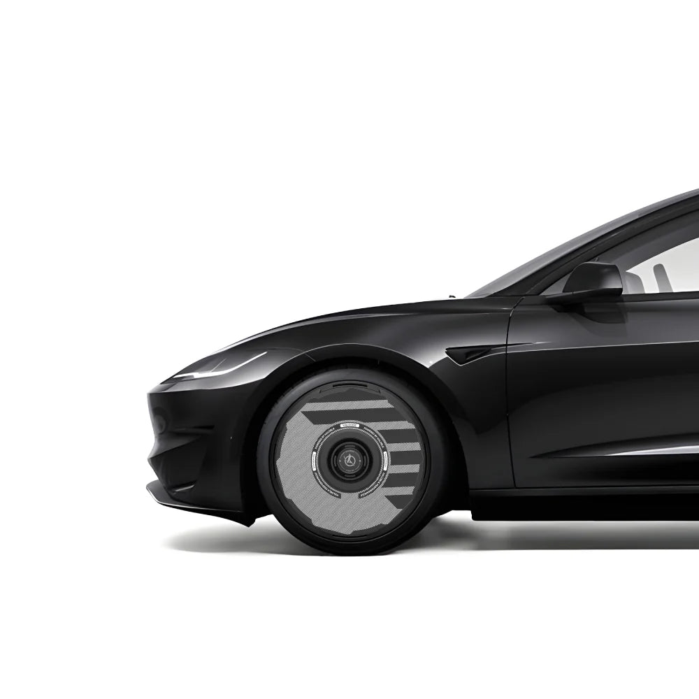 HALODISC 2 - INDUSTRY Black | Wheel Covers for Tesla