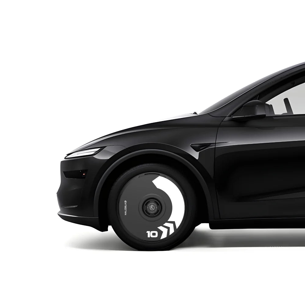 HALODISC 2 - ARROW Black | Wheel Covers for Tesla