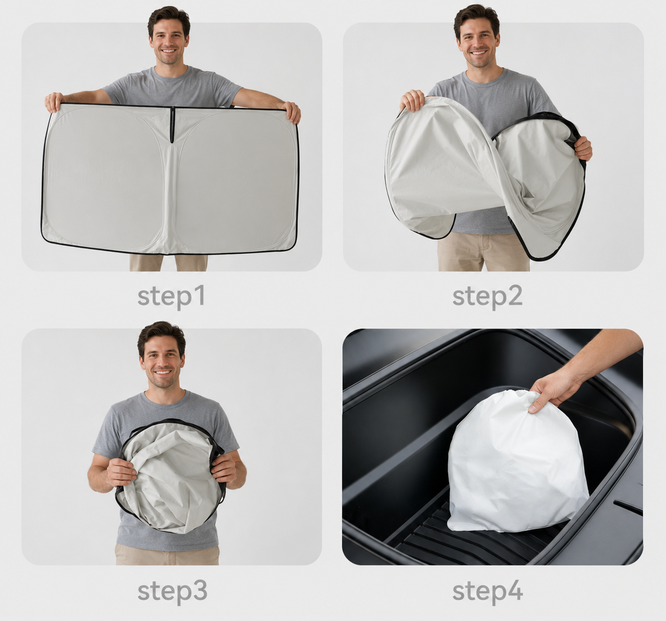 Front Windshield Sunshade for Tesla Model 3 / Y / YL