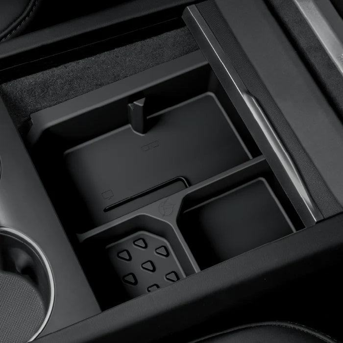 HALOBLK Center Console Organizer + Armrest Storage Box for Tesla Model 3 / Y / YL