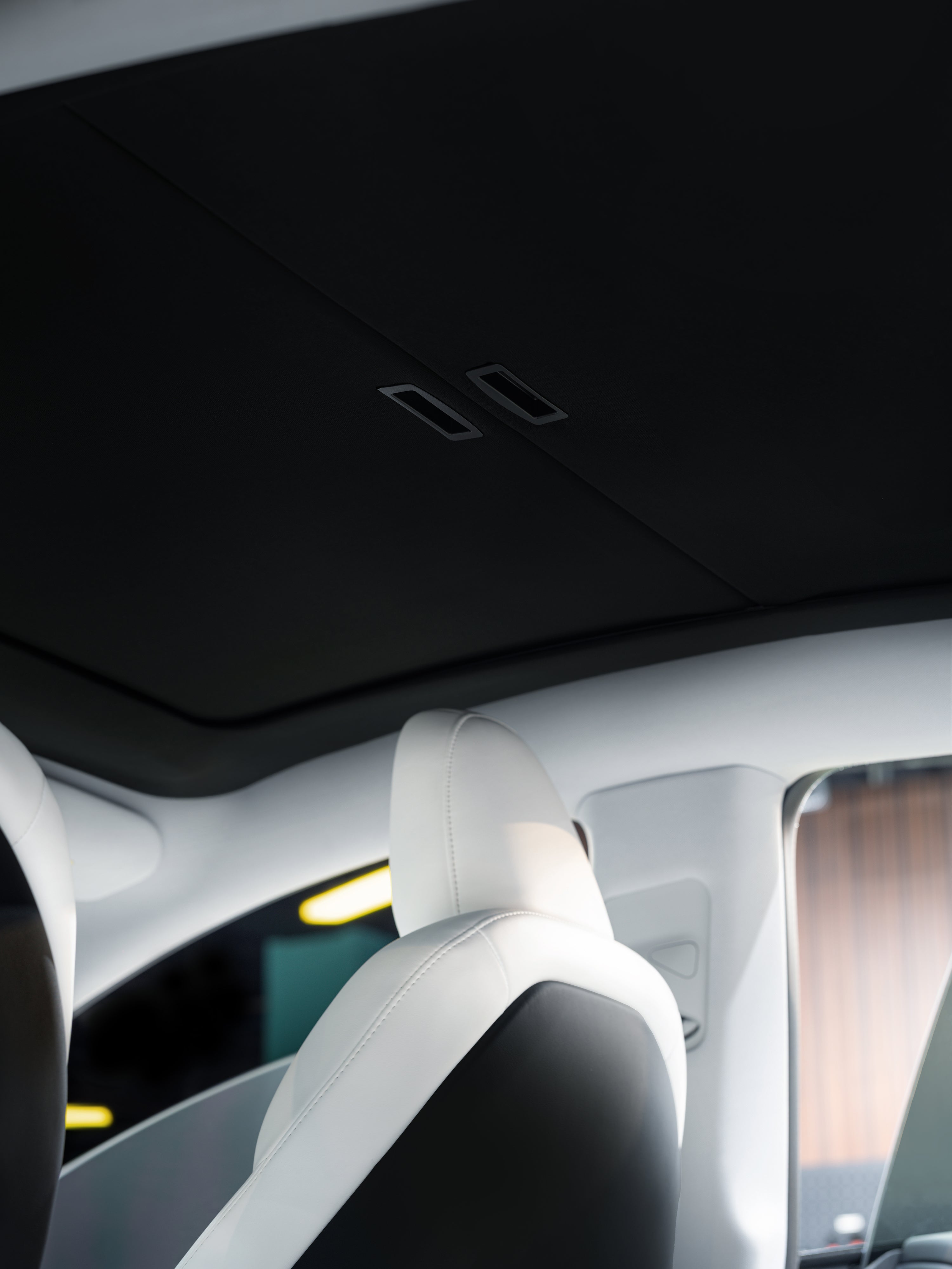 Retractable Roof Sunshade for Tesla Model Y / YL / 3 | Nano Honeycomb, Magnetic Install, Anti-Sag Heat Shield