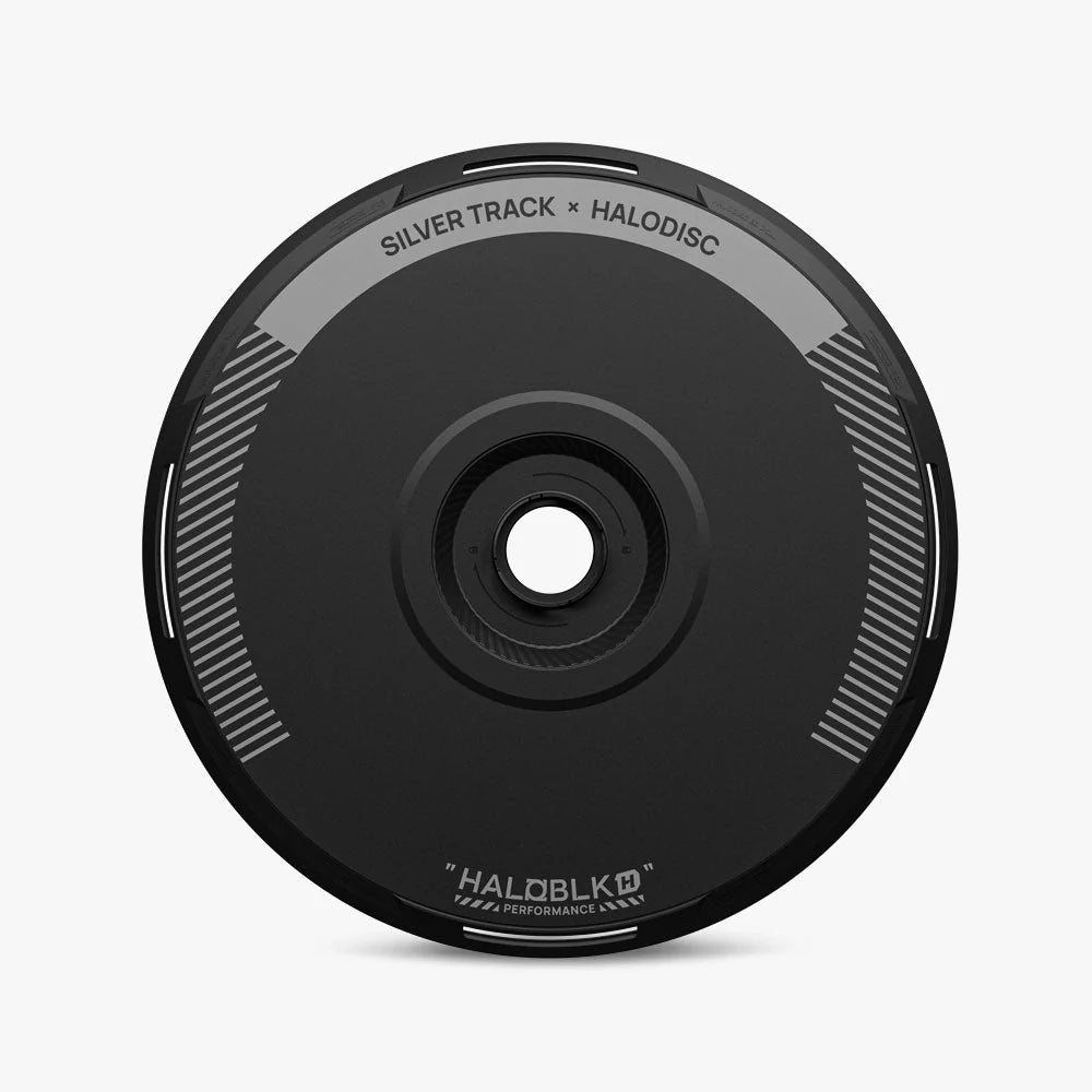 HALODISC 2 - SILVER TRACK Black | Wheel Covers for Tesla