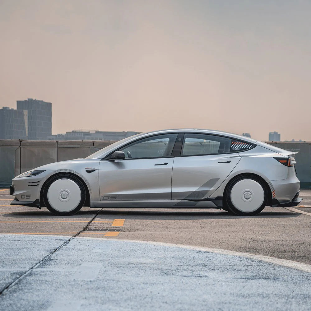 HALODISC 2 - RTP White | Wheel Covers for Tesla