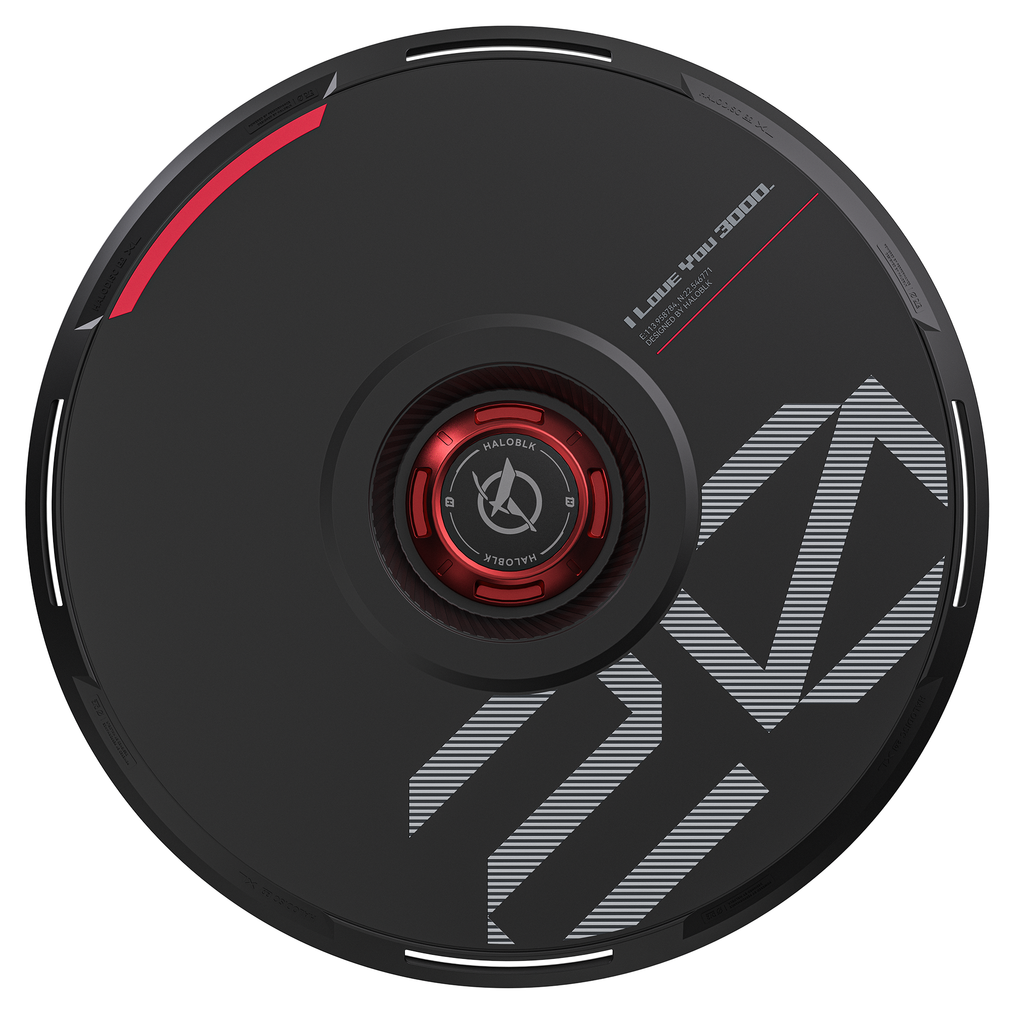 HALODISC 2 - Custom Numbers - Black | Wheel Covers for Tesla