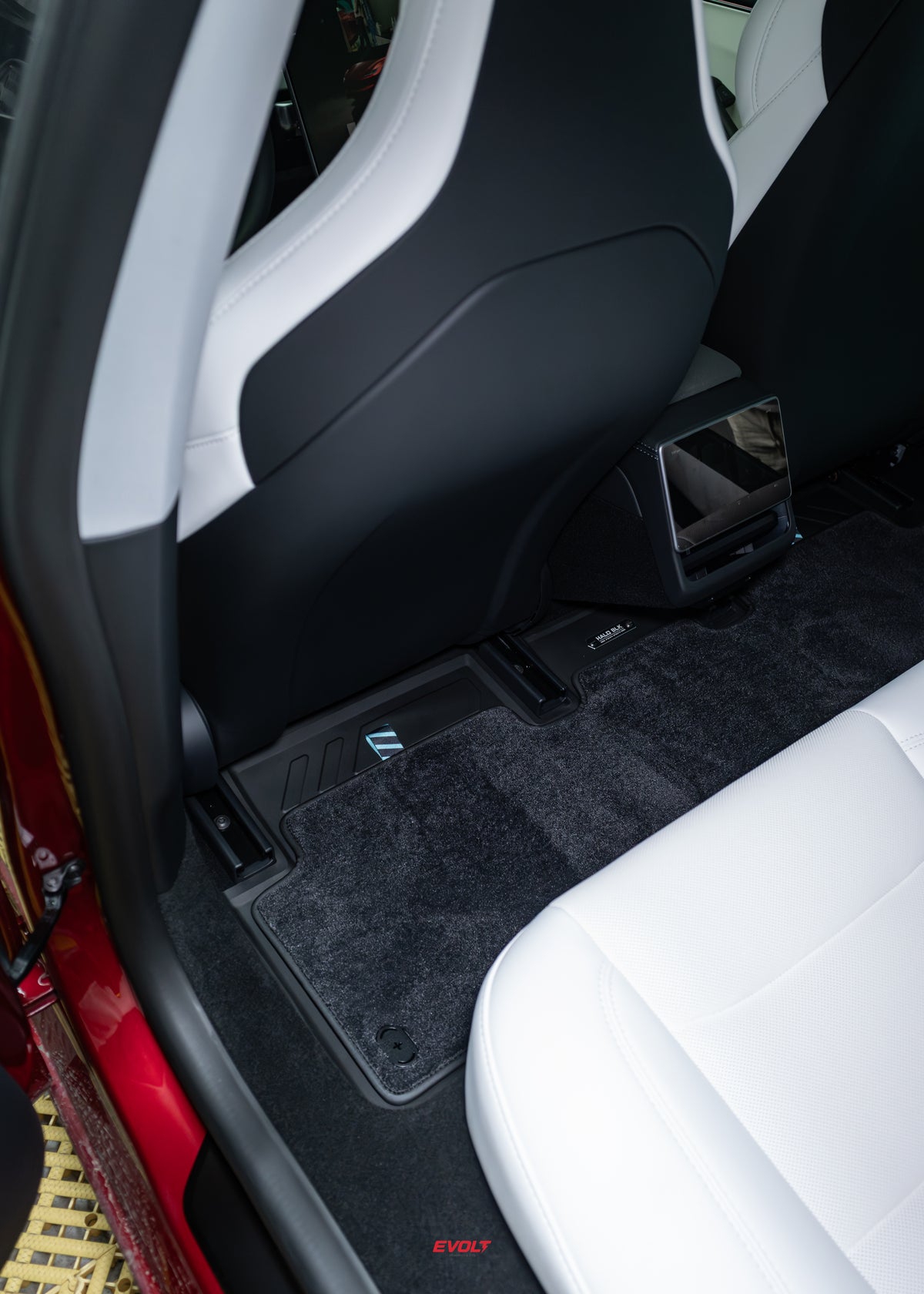 Floor Mats with Nylon Carpet Compatible with Tesla Model 3 Highland | All-Weather Protection - Full Set