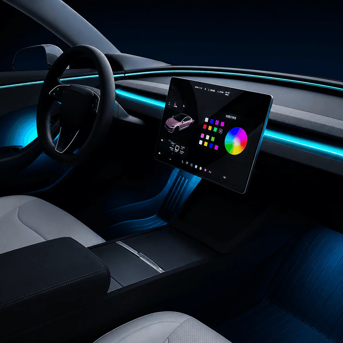 Next Gen | Dynamic Ambient Lighting for Tesla Model 3 / Y