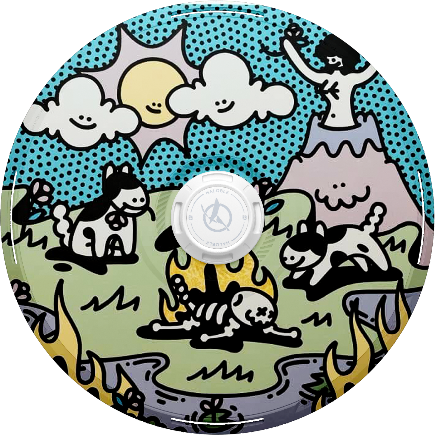 No. 05 - Park - YOK Artist Edition 1/1 - Halodisc 2 For Tesla Wheel Cover